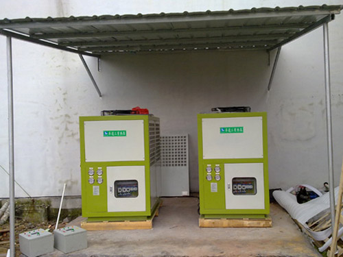 鍍鎳自動線使用電鍍高溫?zé)岜霉こ虒?shí)例-浙江溫州某汽車配件有限公司